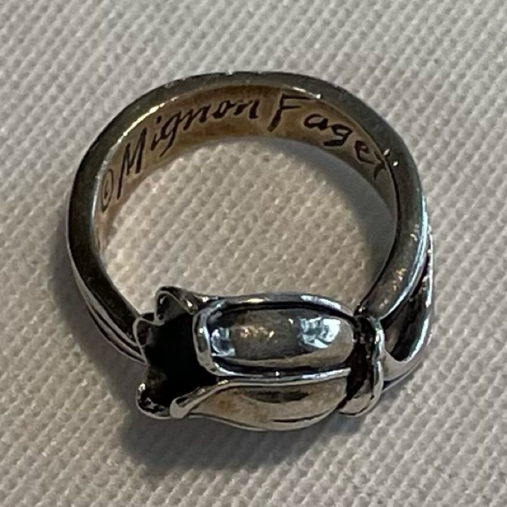 Mingnon Faget Sterling Flower Ring